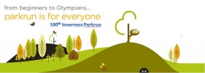 parkrun 100 banner